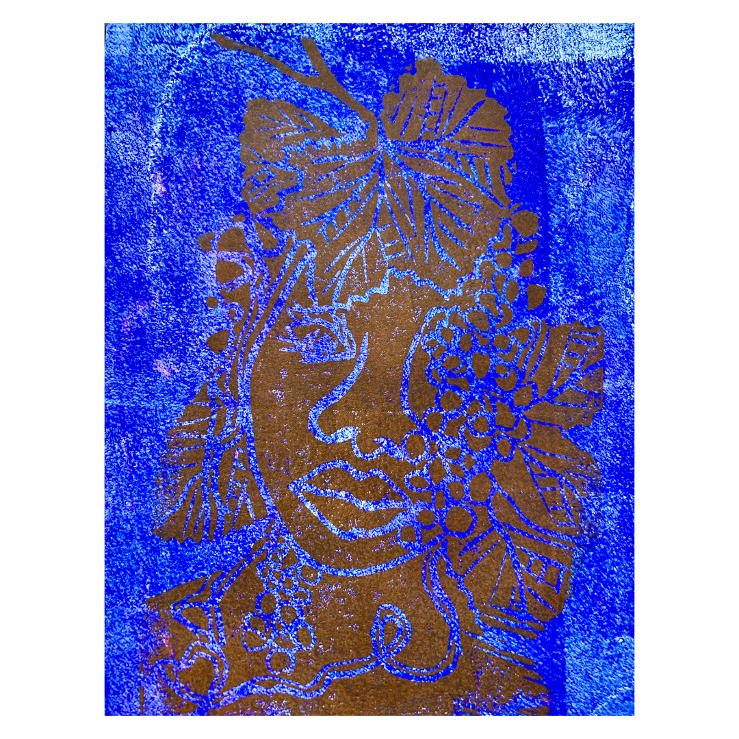 "Black Current Girl" Print