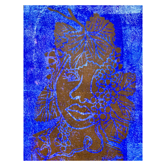 "Black Current Girl" Print