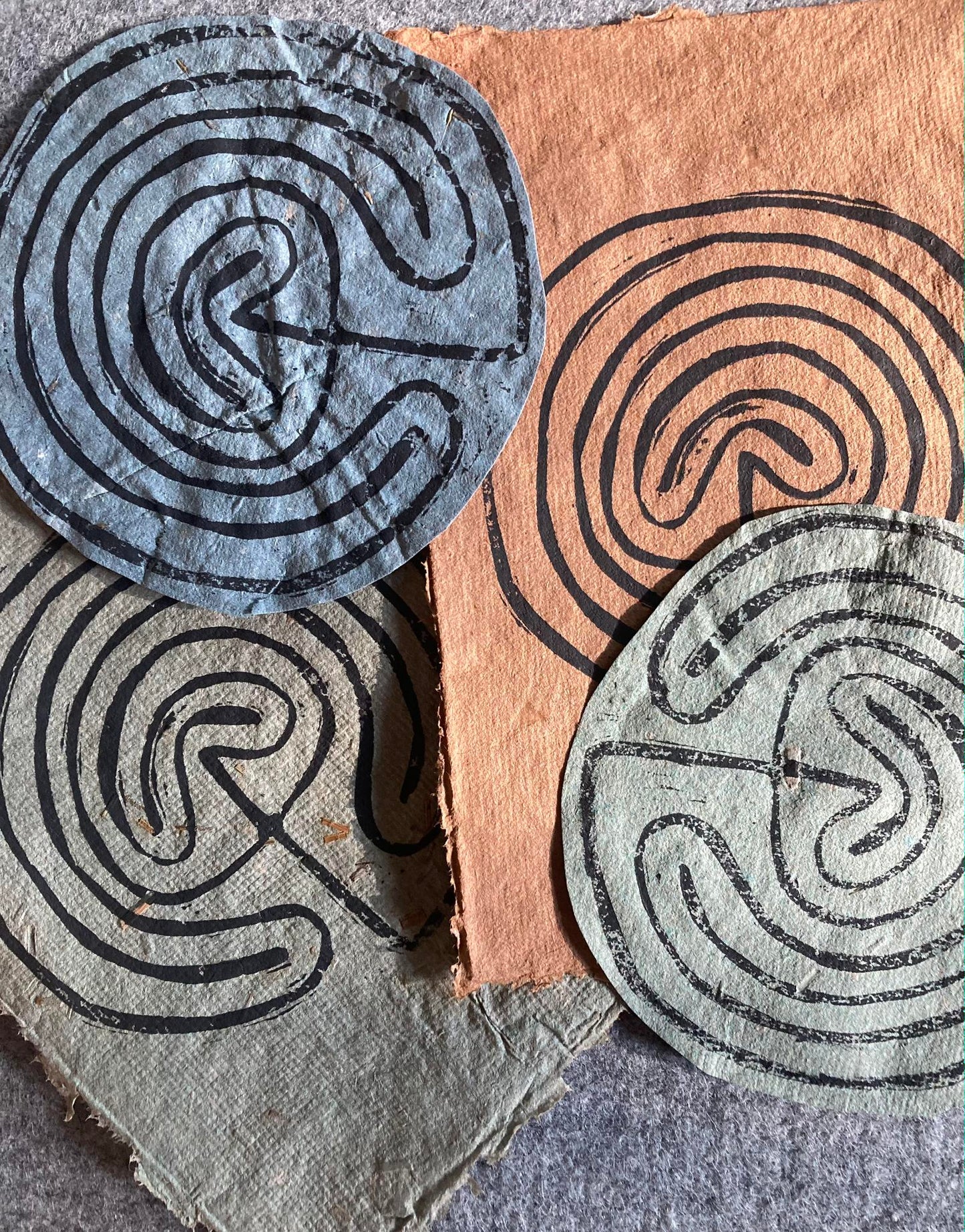 "Finger Labyrinth" Print